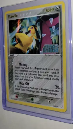 2006 Pokemon MAWILE ex Crystal Guardians Reverse Holo 9/100 holigraphic - Image 2