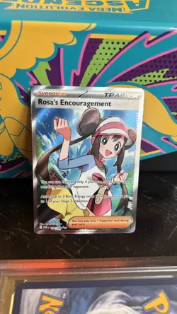 Rosa's Encouragement 114/088 Ultra Rare Perfect Order Pokemon Near Mint - Image 4