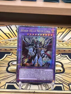Yugioh Boser HELD Neos Lord SUDA-DE031 Quarter Century Secret Rare - Image 1