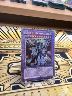 Yugioh Boser HELD Neos Lord SUDA-DE031 Quarter Century Secret Rare - Image 2