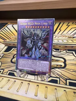 Yugioh Boser HELD Neos Lord SUDA-DE031 Quarter Century Secret Rare - Image 3