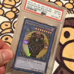 YuGiOh Magician of Black Chaos YGLD-ENC01 Ultra Rare 1st Edition 2015 PSA 6 - Image 3