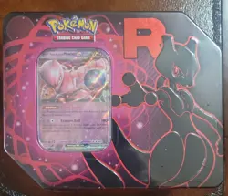 Pokemon Team Rocket MewTwo Tin New Sealed Destined Rivals - Image 1