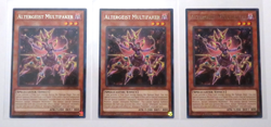 3x Yugioh Card Altergeist Multifaker MZMI-EN065 Rare 1st Edition NM - Image 1