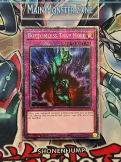 Yugioh! Bottomless Trap Hole Starlight Rare Near Mint 1st Edition MP25-EN018 - Image 1