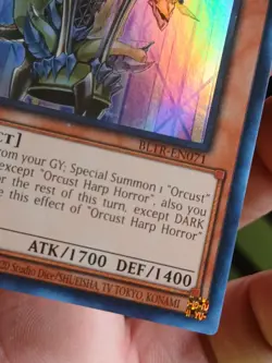 Yugioh! Orcust Harp Horror - BLTR-EN071 - Ultra Rare - 1st Edition Near Mint, En - Image 4