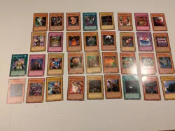 Yugioh 1st Edition Non Holo 34 Card Lot - Image 1