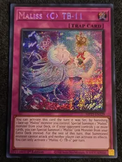 MP25-EN129 Maliss C TB-11 Prismatic Secret Rare 1st Edition YuGiOh Card - Image 1