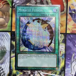 YUGIOH x1 MP25-EN021 MIRACLE FUSION - STARLIGHT RARE 1st EDITION - Image 1