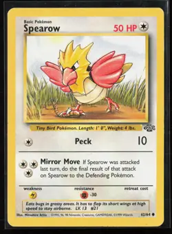 Spearow 62/64 Common Jungle Pokemon MP - Image 1