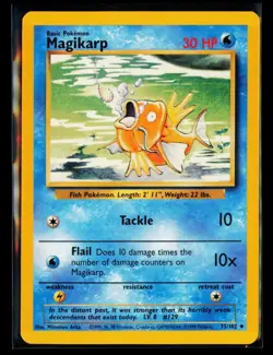 1999 Pokemon TCG Magikarp Base Set #035/102 - Image 1