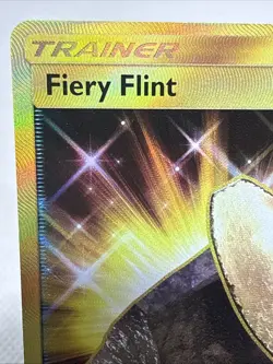 Pokemon Card - Fiery Flint Dragon Majesty 76/70 Secret Rare - Image 2