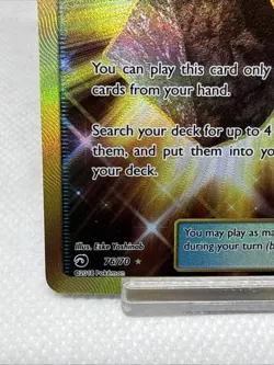 Pokemon Card - Fiery Flint Dragon Majesty 76/70 Secret Rare - Image 5