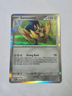 Zamazenta 146/182 Rare Destined Rivals Pokemon Holo Near Mint - Image 1