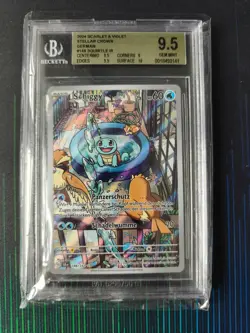 BGS 9.5 GEM MINT | Squirtle 148/142 | Stellar Crown GER | Pokemon TCG #148 PSA - Image 1