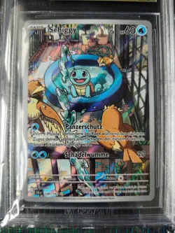 BGS 9.5 GEM MINT | Squirtle 148/142 | Stellar Crown GER | Pokemon TCG #148 PSA - Image 2