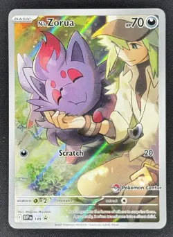 N's Zorua (Pokemon Center Stamp) - SVP Black Star Promo 189 - Image 1