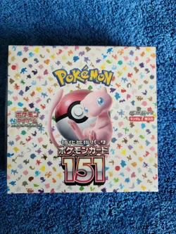 Pokemon 151 Japanese Booster Box Factory Sealed US seller With Shrink - Image 1