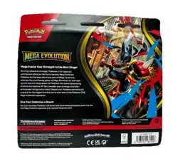 Pokemon TCG Mega Evolution 3 Pack Blister w/ Psyduck Promo NEW-SEALED - Image 2