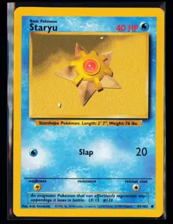 1999 Pokemon TCG Staryu Base Set #065/102 - Image 1
