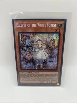 YUGIOH x1 MP25-EN080 ELZETTE OF THE WHITE FOREST - SECRET RARE 1st ED - Image 1
