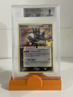 2021 Pokemon Celebrations Greninja Star SWSH144 Black Star Promo BGS 9 MINT - Image 1