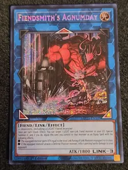 Yugioh! Fiendsmith's Agnumday MP25-EN109 Secret Rare Mega Pack Tins 2025 - Image 1