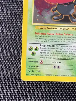 Erika's Vileplume 5/132 Holo Rare Gym Heroes Pokemon LP+ - Image 5