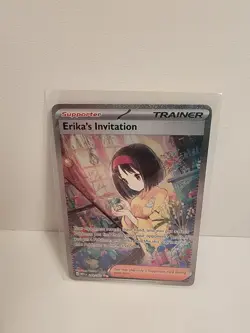 Pokemon TCG 2023 Scarlet & Violet 151 Erika's Invitation SAR #203/165 - Image 1