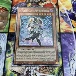 YUGIOH - NIGHTMARE APPRENTICE - STARLIGHT RARE - MP25 - NM - 1ST ED - Image 2