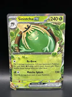 Sinistcha ex 023/167 - Pokemon Twilight Masquerade Card- NM - Image 1