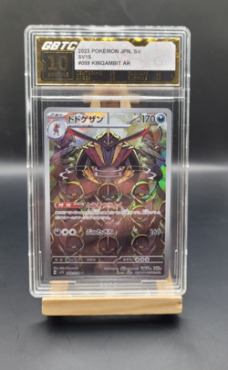 Pokemon TCG 2023 Kingambit 089/078 Art Rare Scarlet EX Japanese Graded 10 MINT - Image 1
