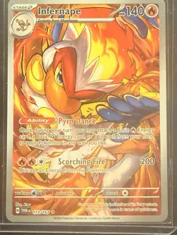 Infernape 173/167 Sv06 Twilight Masquerade Illustration Rare Pokemon Pack Fresh✨ - Image 1