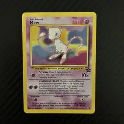 Mew #8 Black Star Promo 2000 Wizards Pokemon League LP Raw Vintage - Image 1