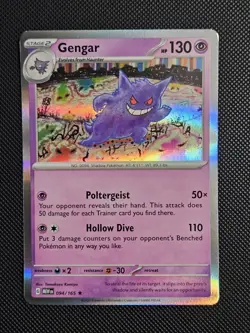 Gengar 094/165 Rare 151 Pokemon Holo Near Mint - Image 1