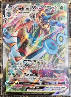 Pokemon 2021 Shining Fates Dhelmise VMAX 10 NM or better - Image 1