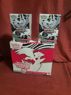 Sealed Pokemon White Flare Etb And Two Booster Bundle. Factory Sealed - Image 1