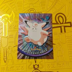 2000 Topps Chrome Pokemon ~ CLEFABLE ~ # 36 ~ T.V. Animation Card Series 1 - Image 1