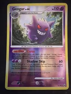 Pokemon TCG Arceus Gengar Reverse Holo Card 16/99 NM/LP - Image 1