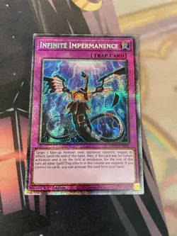 YUGIOH - INFINITE IMPERMANENCE - STARLIGHT RARE - MP25 - NM - 1ST ED - Image 1