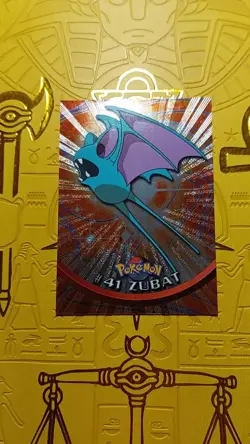 2000 Topps Chrome Pokemon: Zubat #41 - Image 2