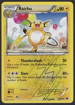 Pokemon Raichu 40/99 Reverse Holo Next Destinies - Image 1