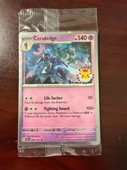Pokemon Day 2024 Stamp Promo Ceruledge 040/091 Sealed - Image 1