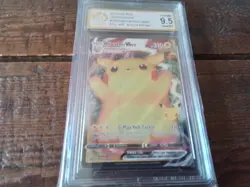 Pokemon vmax gold secret graded art sr pikachu vmax ur ar swsh062 gx ex Card b45 - Image 2