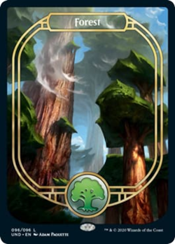 Forest (96) Unsanctioned NM Basic Land MAGIC THE GATHERING MTG CARD ABUGames - Image 1