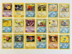 Vintage Pokemon Cards Lot of 18 Uncommon & ￼Common WOTC 1995-2001 ungraded - Image 1