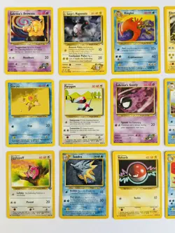 Vintage Pokemon Cards Lot of 18 Uncommon & ￼Common WOTC 1995-2001 ungraded - Image 3