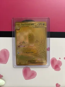 Pokemon Mega Dragonite EX Gold Rare Full Art ASC Card 295/217 - Image 1