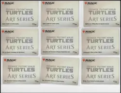 Lot Of Magic The Gathering Teenage Mutant Ninja Turtles Art Cards (9) WOTC - Image 2