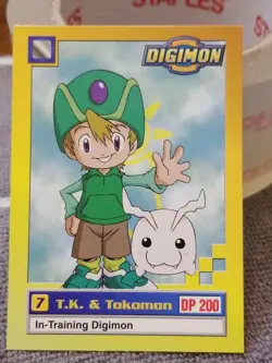 Upper Deck 7 TK & Tokomon 10 of 34 In-Training Digimon 2000 Digimon CCG Card NM - Image 1